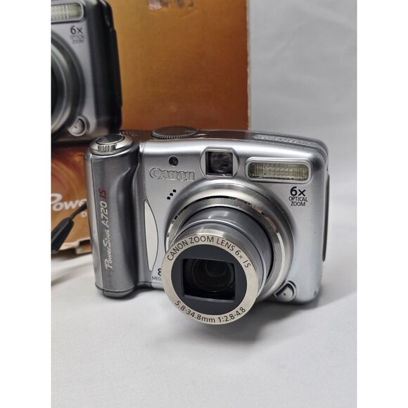 Canon PowerShot A720 IS (8.0MP) Digital Camera - Tested & Working - Picture 2 of 16
